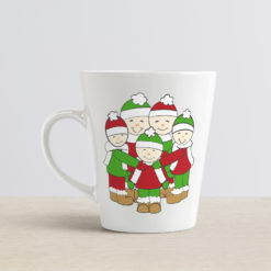 Christmas Cartoon Family mug Mockup